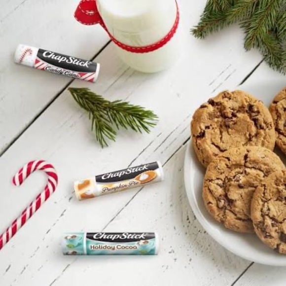 Chap Stick Holiday Collection Lip Balm 3-Pk Holiday Cocoa/Candy Cane/Pumpkin Pie - Picture 4 of 5